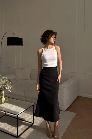 Юбка-миди из вискозы