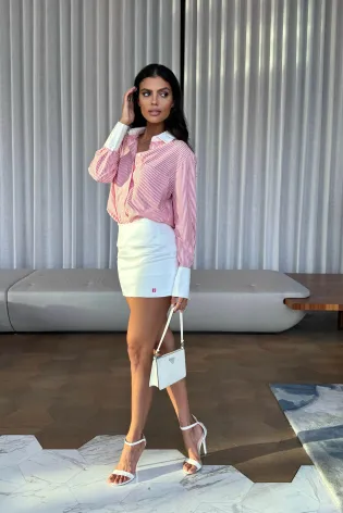 Юбка-шорты с вышивкой