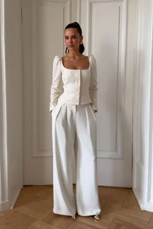 Кружевной топ с бантиками