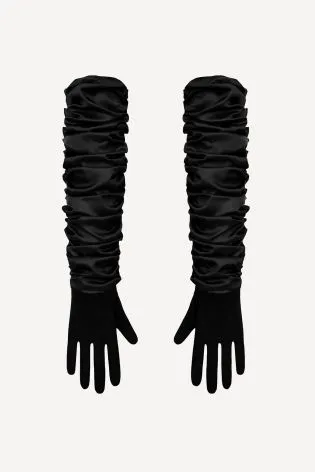 Перчатки с драпировкой 