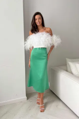 Юбка годе из вискозы