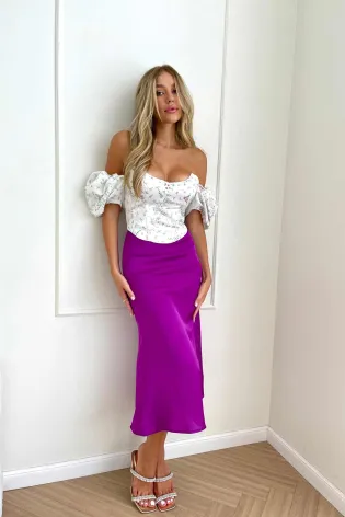 Юбка годе из вискозы