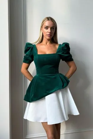 Юбка-мини из атласа