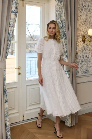 «Jardin Secret» платье- миди на пуговицах