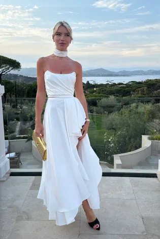 «Rosée Nue» юбка из шелка