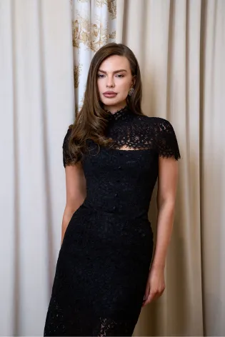 Мини кейп из кружева