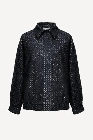 Куртка бомбер из джинсы