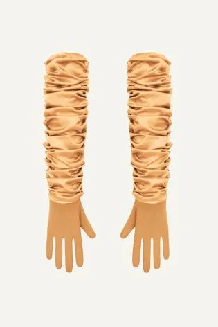 Перчатки с драпировкой 