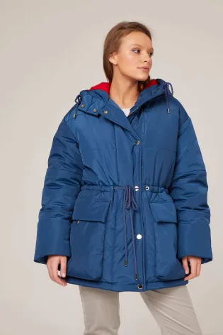 Парка утепленная с капюшоном