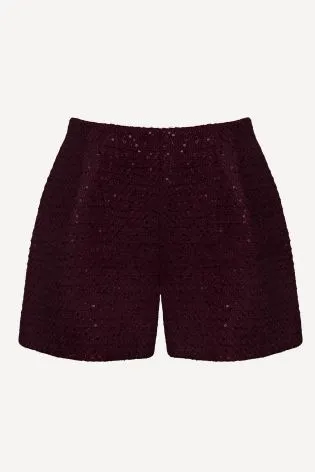 Шорты из твида