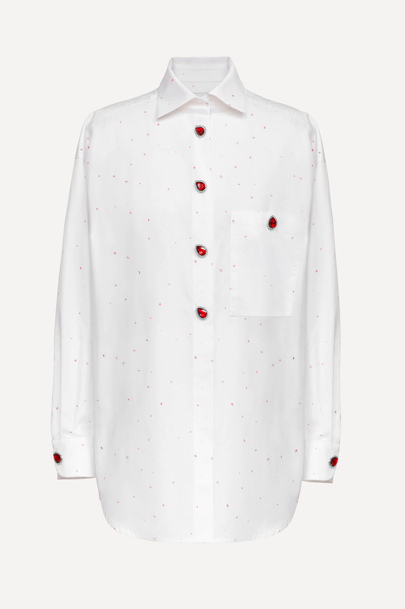 Рубашка свободного кроя