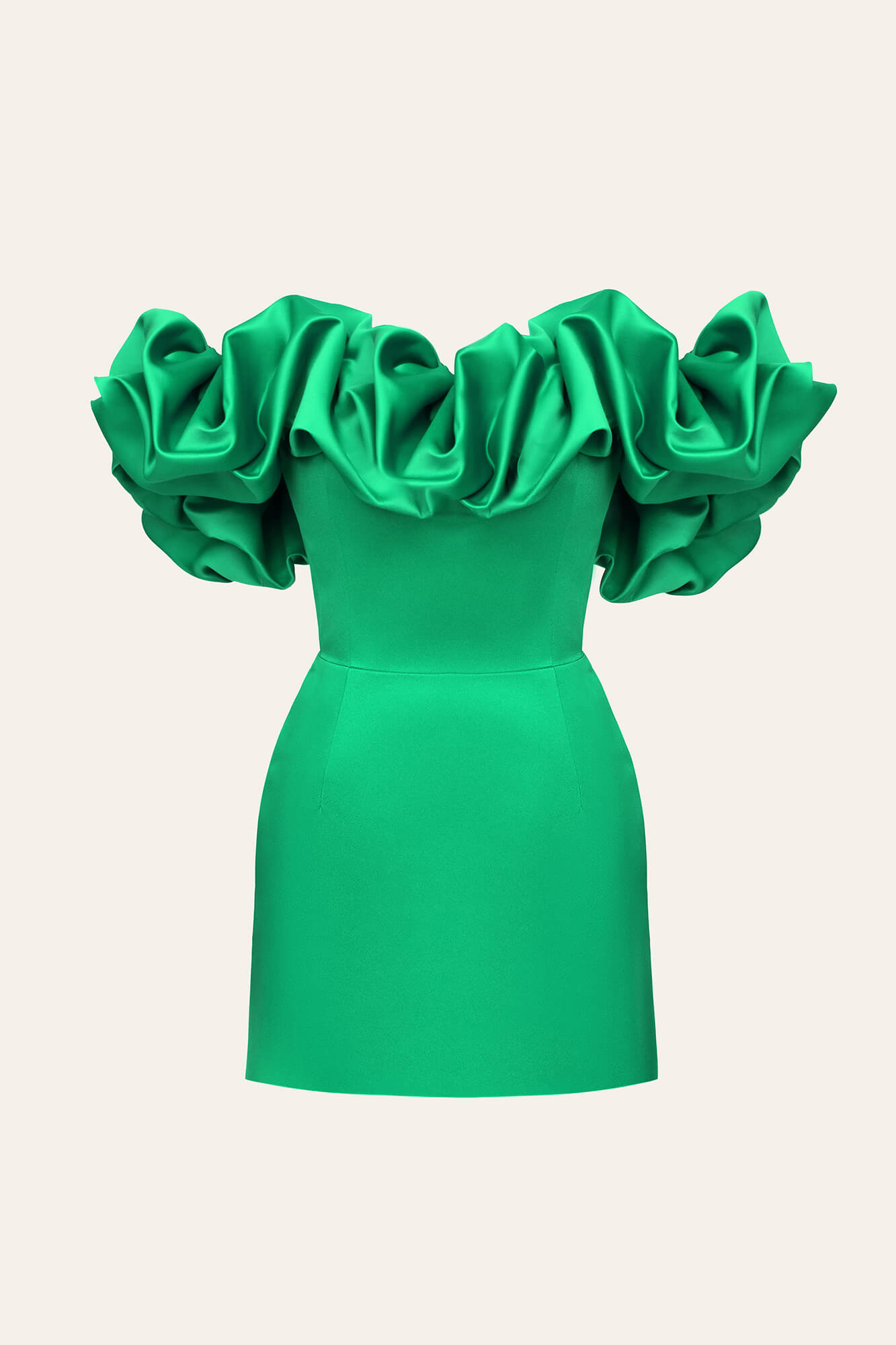 Платье-мини со сборкой Безе 26300₽