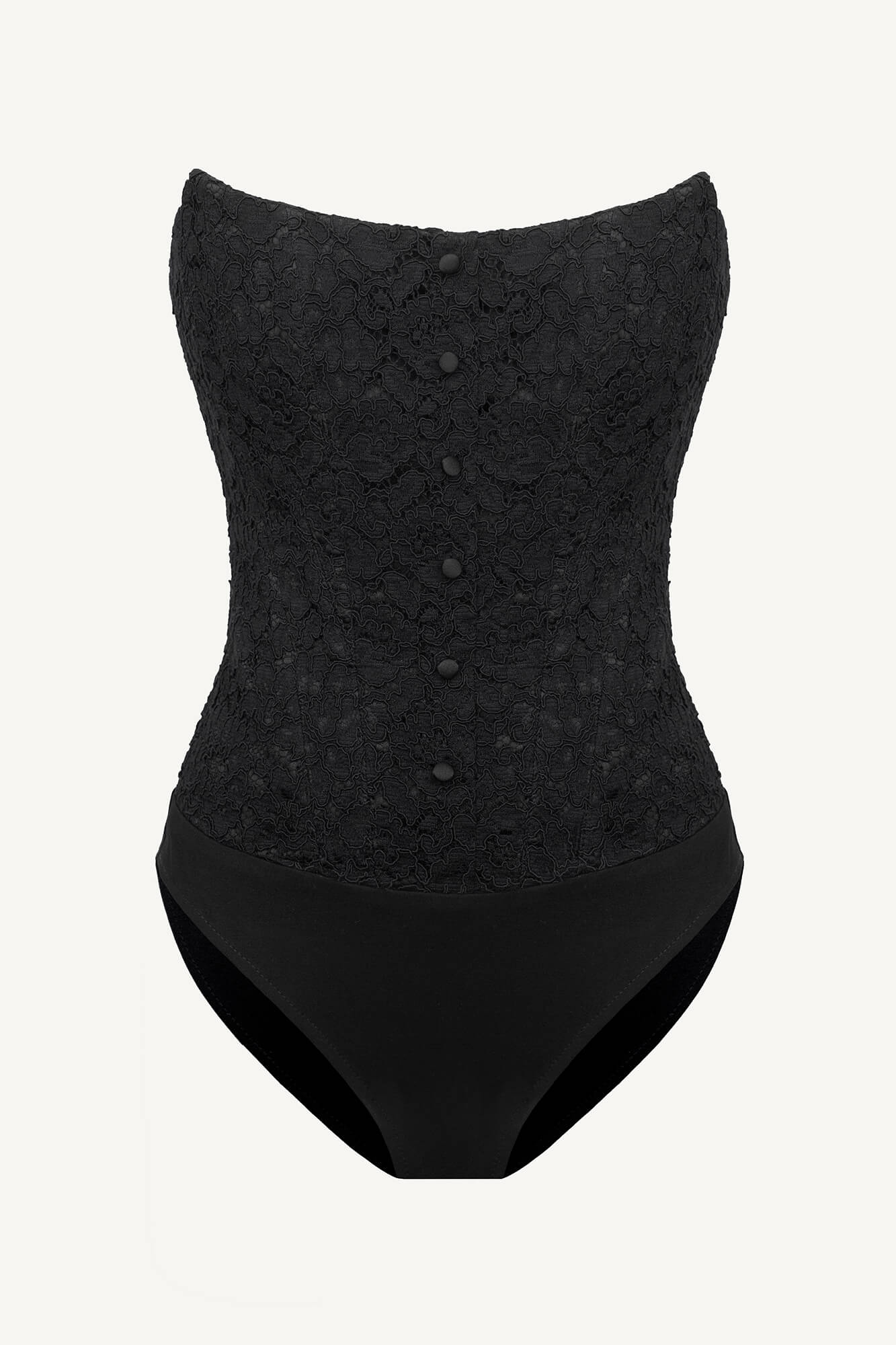 Боди из кружева на рельефном корсете 20500₽
