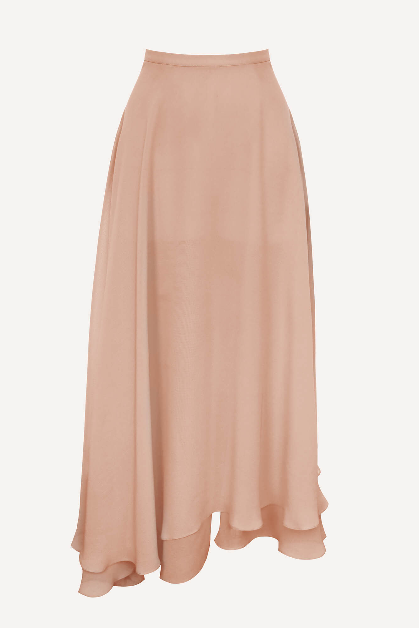 Юбка-миди асимметричная из шифона 20200₽