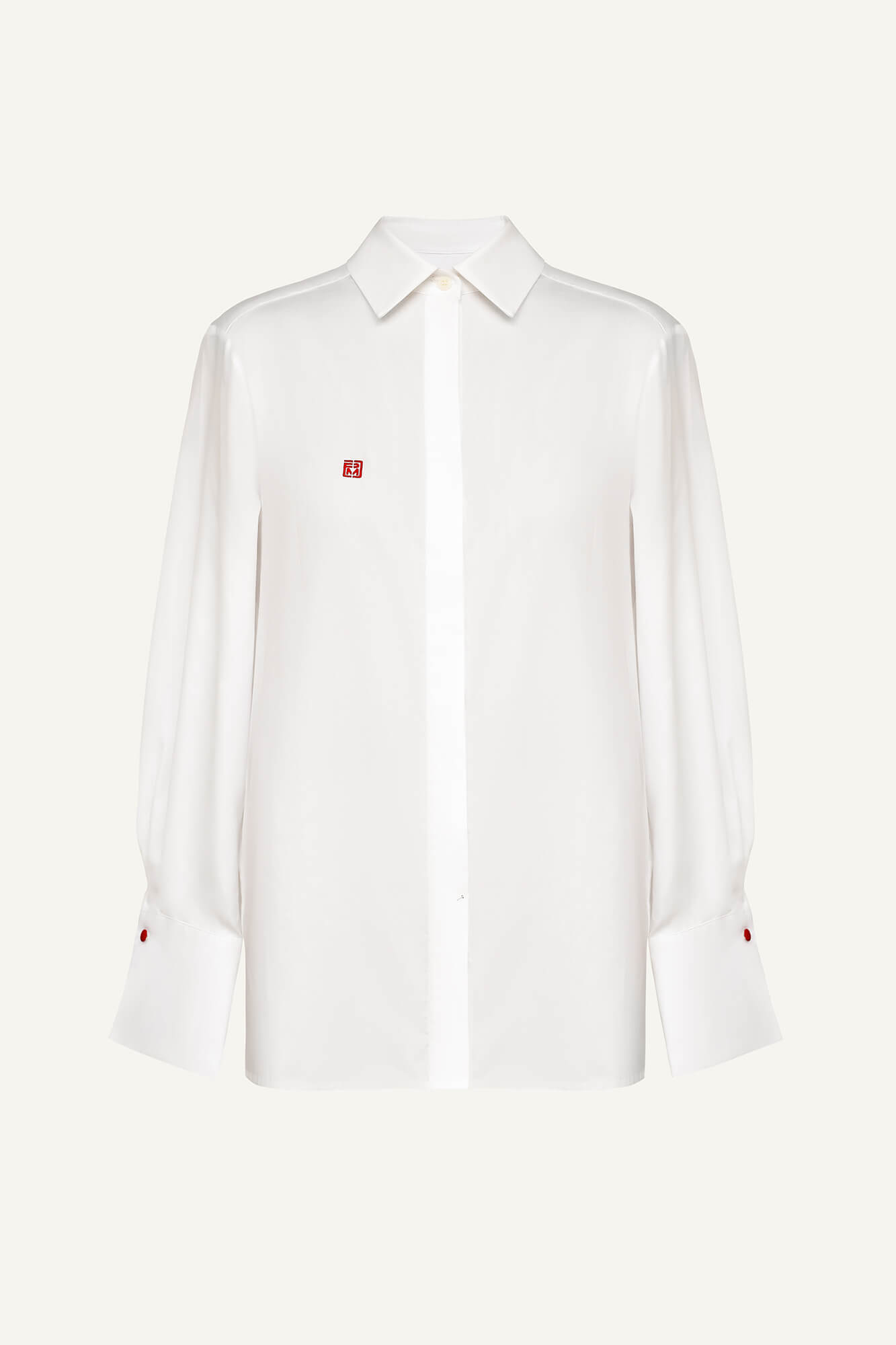 Рубашка свободного кроя с вышивкой 14800₽