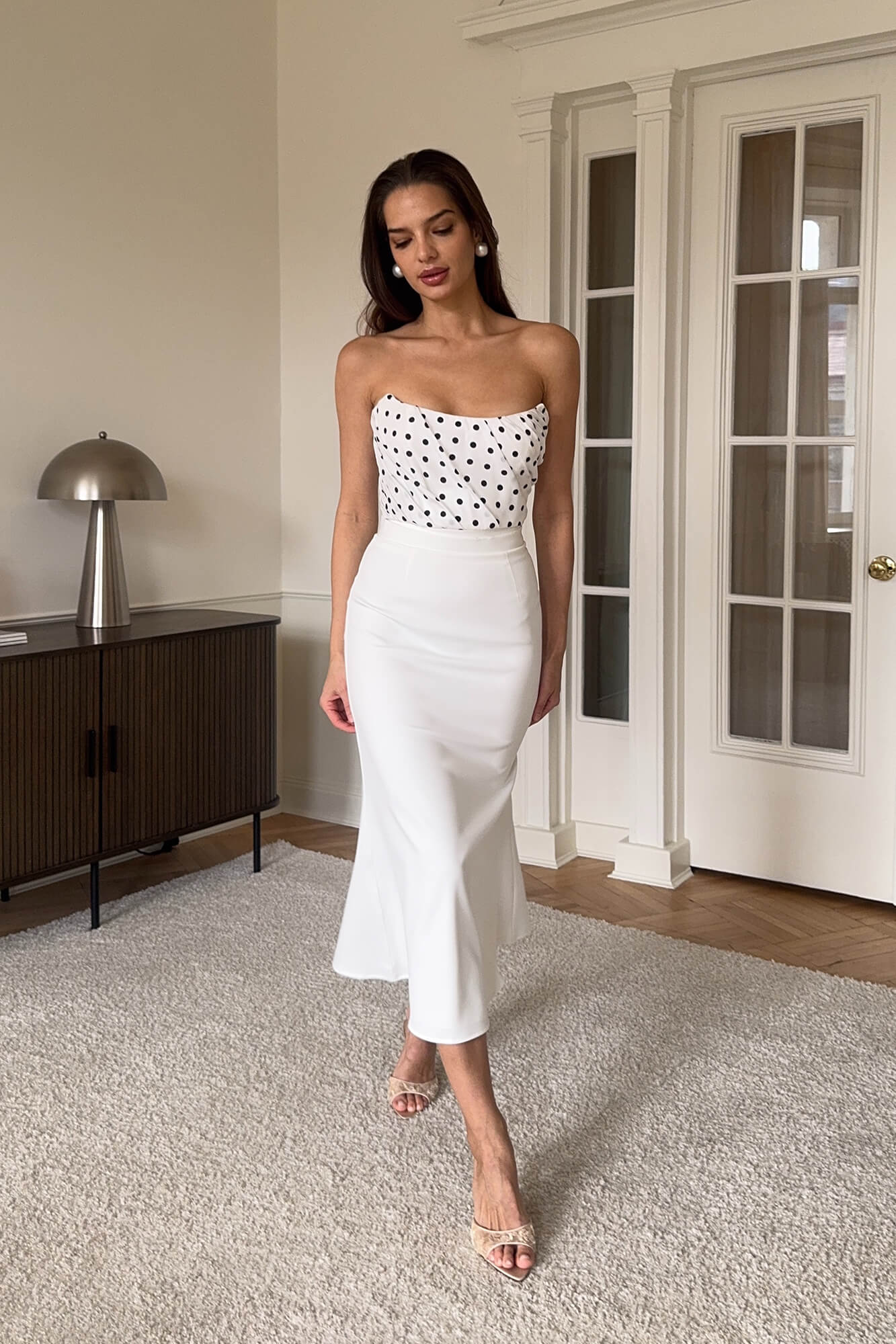 Юбка-миди из вискозы