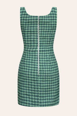 Платье-сарафан из твидовой ткани