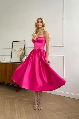 Розовое платье на прозрачном фоне (93 фото)